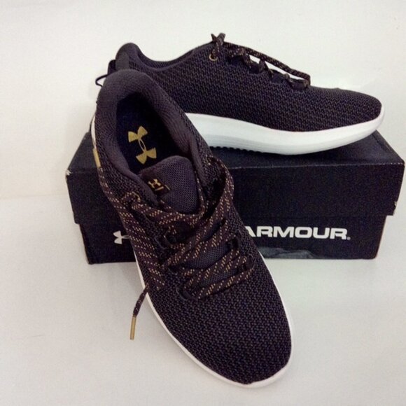 Under Armour Ripple MTL Charcoal Grey Low Top Sneakers Women Size 10 - Picture 4 of 16